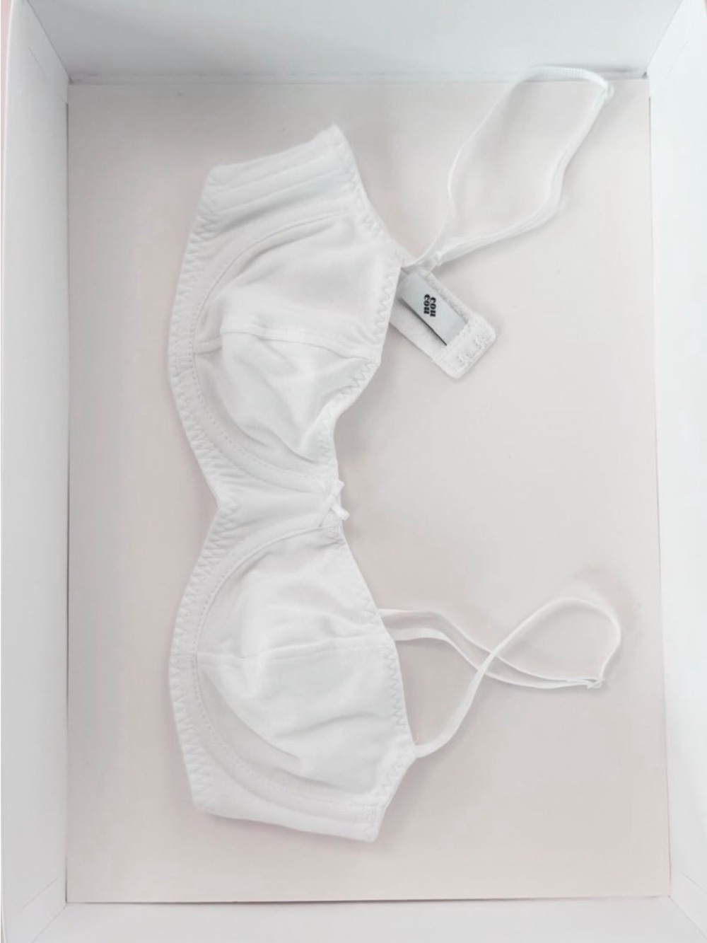 Cou Cou Intimates White Teacup Bra (New With Tags) Size M